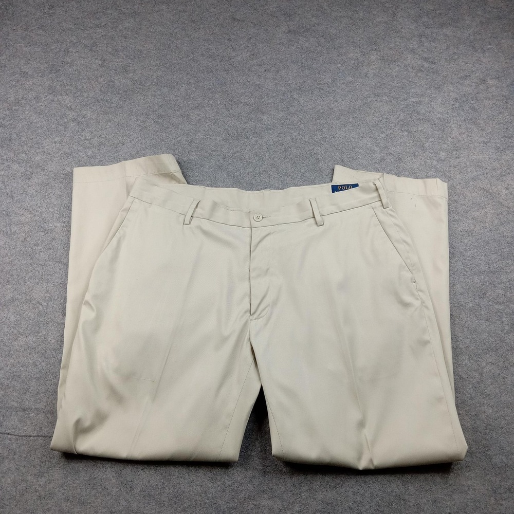 Polo Ralph Lauren‎ Pants Mens 38x30 Prospect Chino Stretch Classic Fit Beige
